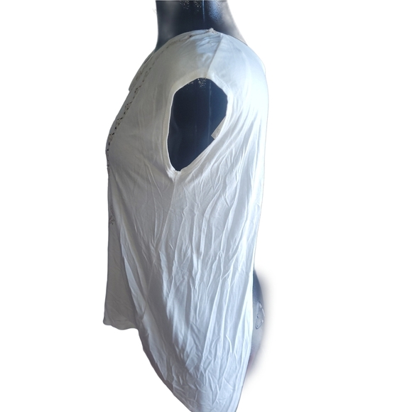 Jessica Simpson Embroidered Sleeveless Top Sz.S - Picture 5 of 7